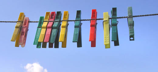 Clothing line pegs
